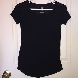SO Black Relaxed Basic T-Shirt Women’s Size XS